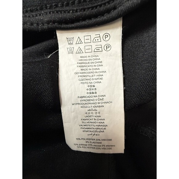 Michael Kors Women’s Black Pull On Pants, Elastic Waist, Side Straight Sz 3X - Picture 10 of 10